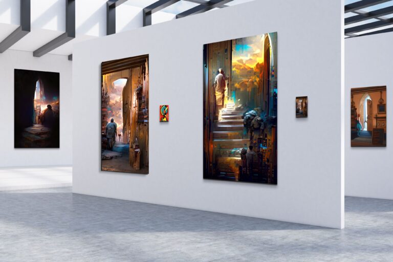 Displays in a Digital Gallery